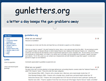 Tablet Screenshot of gunletters.org